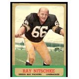Ray Nitschke 1963 Topps #96 Vintage Green Bay Packers Football Card