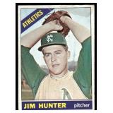 Jim Catfish Hunter RC 1966 Topps #36 Vintage Rookie Baseball Card