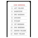 Juan Marichal 1970 Milton Bradley Vintage Baseball Card
