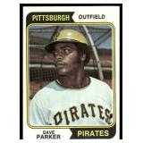 Dave Parker RC 1974 Topps #252 - New HOFer - Vintage Rookie Baseball Card