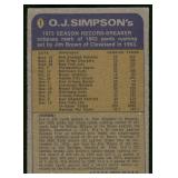 OJ Simpson 1974 Topps #1 Vintage Football Card