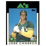 Jose Canseco RC 1986 Topps Traded #20T Rookie Baseball Card