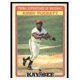 Kirby Puckett Young Superstars 1986 KayBee Toys #25 Minnesota Twins Baseball Card