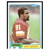 Art Monk RC 1981 Topps #194 Vintage Rookie Football Card