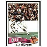 OJ Simpson 1975 Topps #500 Vintage Football Card