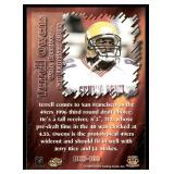 Terrell Owens RC 1996 Pacific Collection #BKS-100 Rookie Football Card