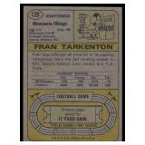 Fran Tarkenton 1974 Topps #139 Vintage Minnesota Vikings Football Card