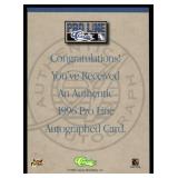 Mike Alstott Auto RC 1996 Pro Line Classic Signed Football Card