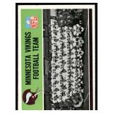 1965 Minnesota Vikings Team Card Philadelphia #169 Vintage Football Card