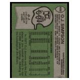 OJ Simpson 1978 Topps #400 Vintage Football Card
