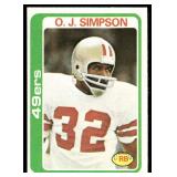 OJ Simpson 1978 Topps #400 Vintage Football Card