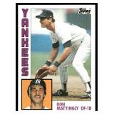 Don Mattingly RC 1984 Topps #8 Rookie Vintage Baseball Card