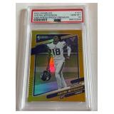Justin Jefferson PSA 10 Gem Mint 2021 Donrusss VAR-Press Proof Premium #127 Minnesota Vikings Football Card