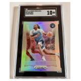 Naz Reid SGC 10 Gem Mint 2023-24 Prizm Deca Silver #61 Minnesota Timberwolves Basketball Card