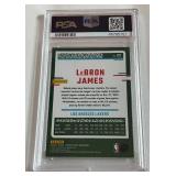 LeBron James PSA 9 Mint Fast Break Holo 2023 Donruss Optic #65 Basketball Card
