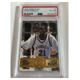 Kevin Garnett RC PSA 6 EX-MT 1995 Press Pass #5 Rookie Minnesota Timberwolves Basketball Card