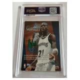 Kevin Garnett RC PSA 7 NM 1996 Skybox Z-Force #173 Rookie Minnesota Timberwolves Basketball Card