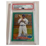 Jackie Robinson PSA 7 NM 2024 Topps Silver Pack Aqua Refractor #67 Baseball Card