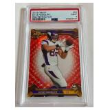 Kyle Rudolph /50 PSA 9 Mint 2012 Finest Red Refractor #66, numbered 22/50, RARE Minnesota Vikings Football Card