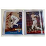 Derek Jeter 2 Card Topps Finest Baseball Lot