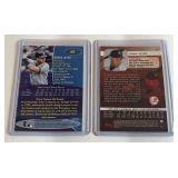Derek Jeter 2 Card Topps Finest Baseball Lot