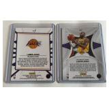 LeBron James 2 Card Basketball Lot