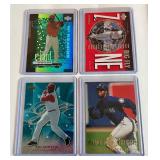 Ken Griffey Jr. 4 Card Insert Baseball Lot