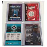Ken Griffey Jr. 4 Card Insert Baseball Lot