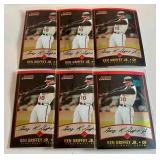 Ken Griffey Jr. 6 Card Lot 2001 Bowman Chrome #107 Baseball Cards