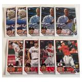 2023 Topps 9 Card Rookies Lot - Rutschman, Yoshida, Carroll, Volpe, Baty - Baseball Cards