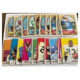 20 Card 1969 / 1970 Topps Football Vintage Lot