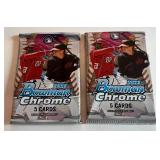 2 Packs -  2023 Bowman Chrome Baseball Cards