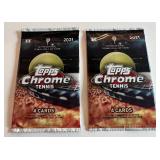 2 Packs - 2021 Topp Chrome Tennis Cards - Coco Gauf RC?