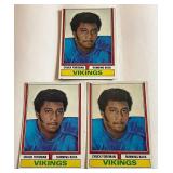 Chuck Foreman RC Lot of 2 1974 Topps #113 Rookie Vintage Minnesota Vikings Football Card