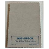 Bob Gibson 1969 Topps Deckle Edge #29 Vintage Baseball Card