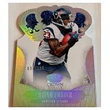 Arian Foster /199 Die Cut 2013 Crown Royale #12, NUMBERED 001/199, Football Card