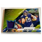 Adam Thielen Relic /200 2019 Donruss All-Pro Kings #APK-15, numbered 028/299, Minnesota Vikings Football Card