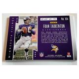 Fran Tarkenton /49 2016 Gala #104, numbered 45/49, RARE Minnesota Vikings Football Card