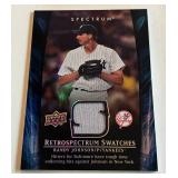 Randy Johnson Relic 2008 Spectrum Retrospectrum Swatches #RS-RJ2 Baseball Card