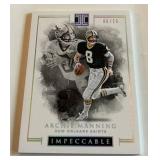 Archie Manning /25 2016 Impeccable #80, numbered 06/25, RARE Football Card