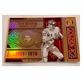 Fran Tarkenton /299 2011 Panini Gold Standard Golden Age #8, numbered 126/299, Minnesota Vikinga Football Card