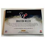 Braxton Miller /49 RC 2016 Origins #RJJ-BM, numbered 39/45, Rookie Football Card