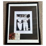 Mickey Mantle and Ted Williams Signed and Authenticated 8x10" Photo, Framed 15x19", Vintage Baseball