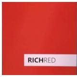 75 Yard Roll of Impact Premium Coated 16 Vinyl in Rich Red