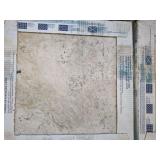 12 Boxes of 8 18in x 18in glazed porcelain tiles