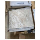 5 1/2 Boxes of 15 12" x 12" Porcelain Floor and Wall Tiles
