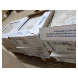 5 1/2 Boxes of 15 12" x 12" Porcelain Floor and Wall Tiles
