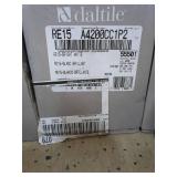 Lot of 7 Daltile 2-inch x 6-inch Radius Bullnose Ceramic Wall Tile Trim - Bright White