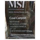 2 Boxes of Natural Stacked Stone Ledger Panels