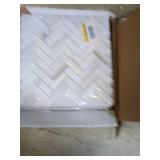 2 Boxes of Herringbone Polished Backsplash Tiles
